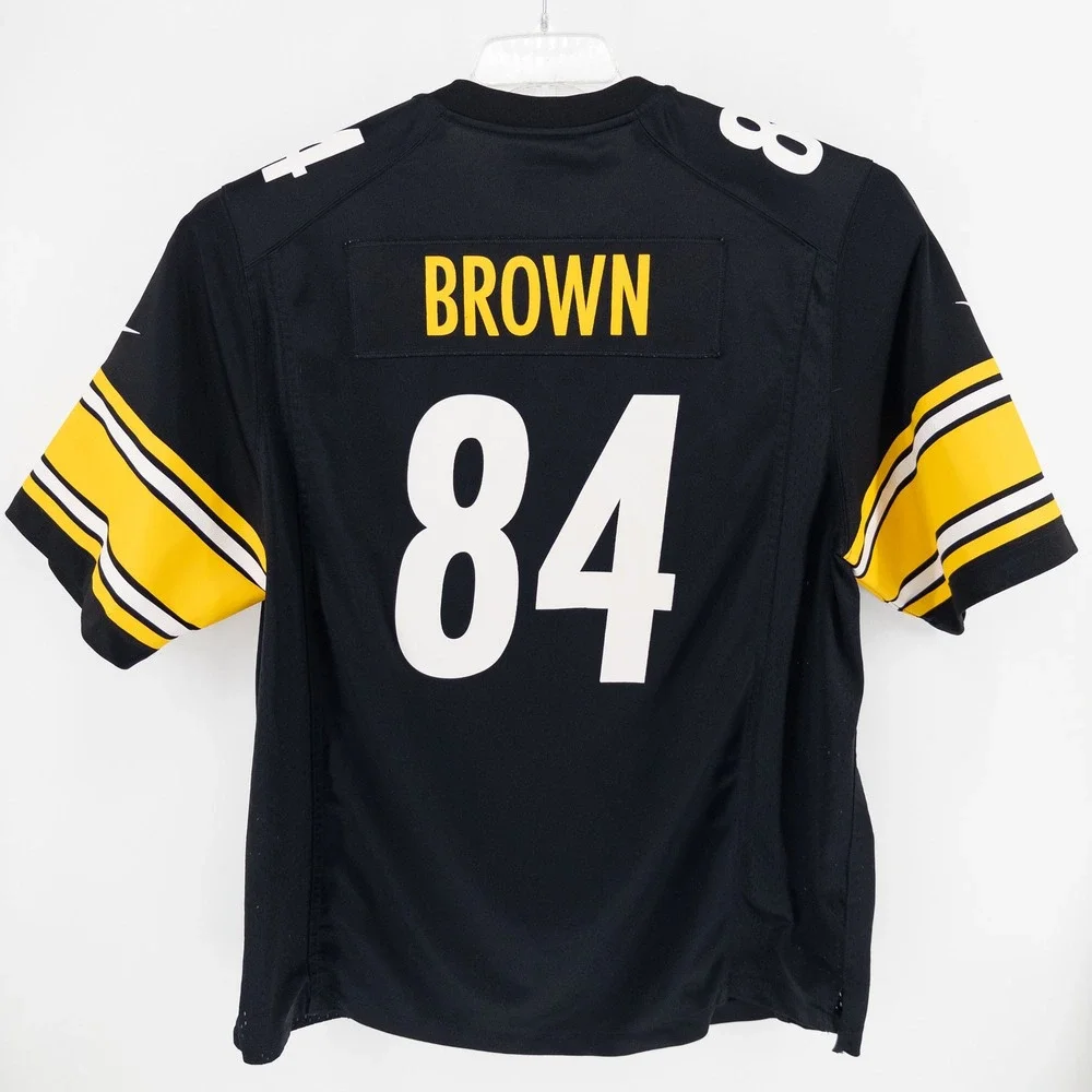 Nike Mens XXL Jersey Black Antonio Brown 84 Pittsburgh‎ Steelers NFL On Field